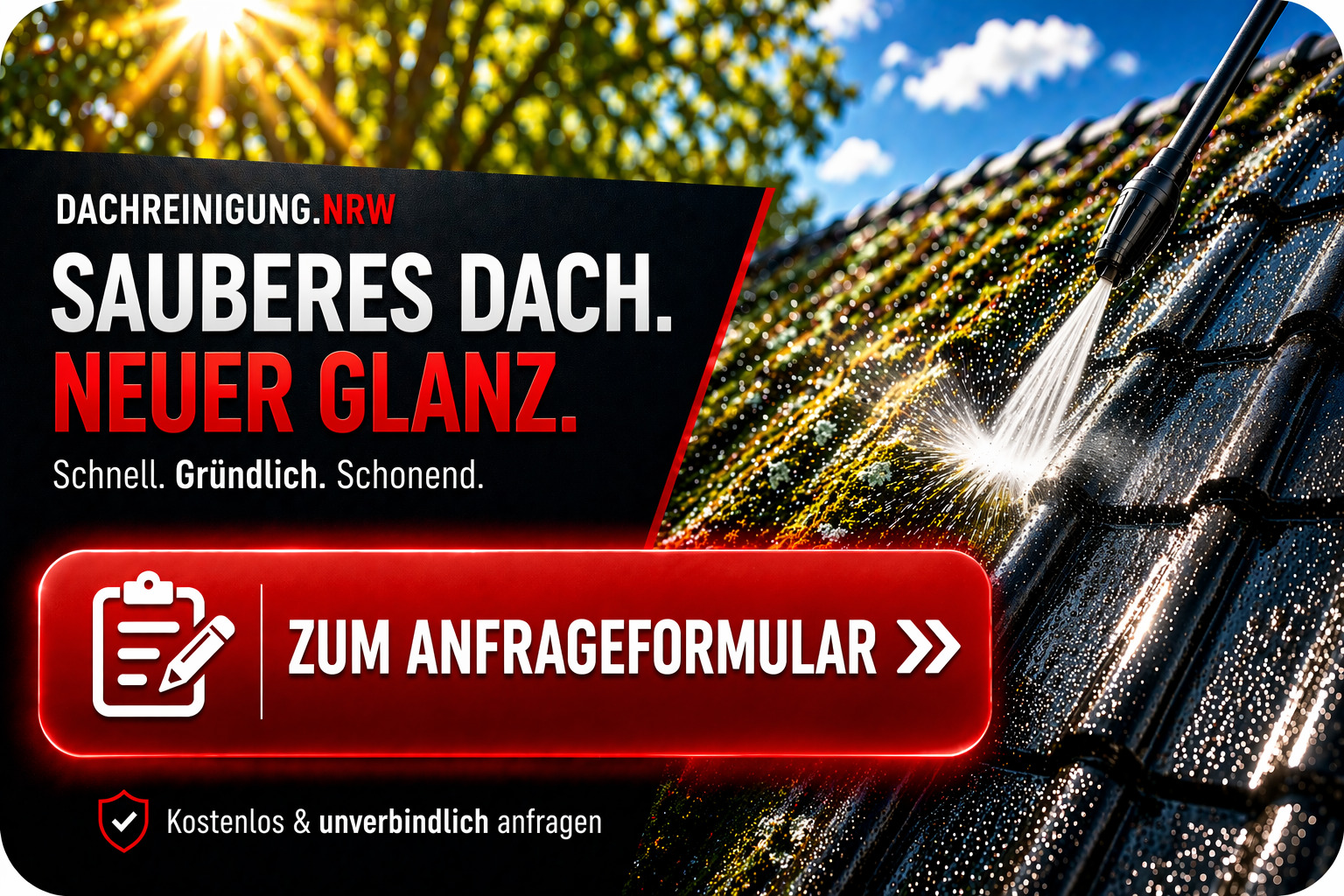Anfrage zur Dachreinigung
